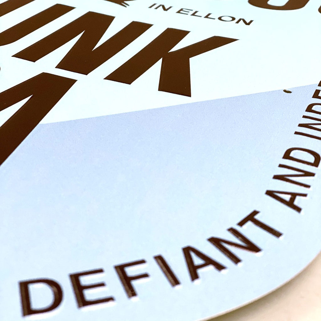 Embossed Metal Signs & Pressed Metal Signs – Nameplates.co.uk