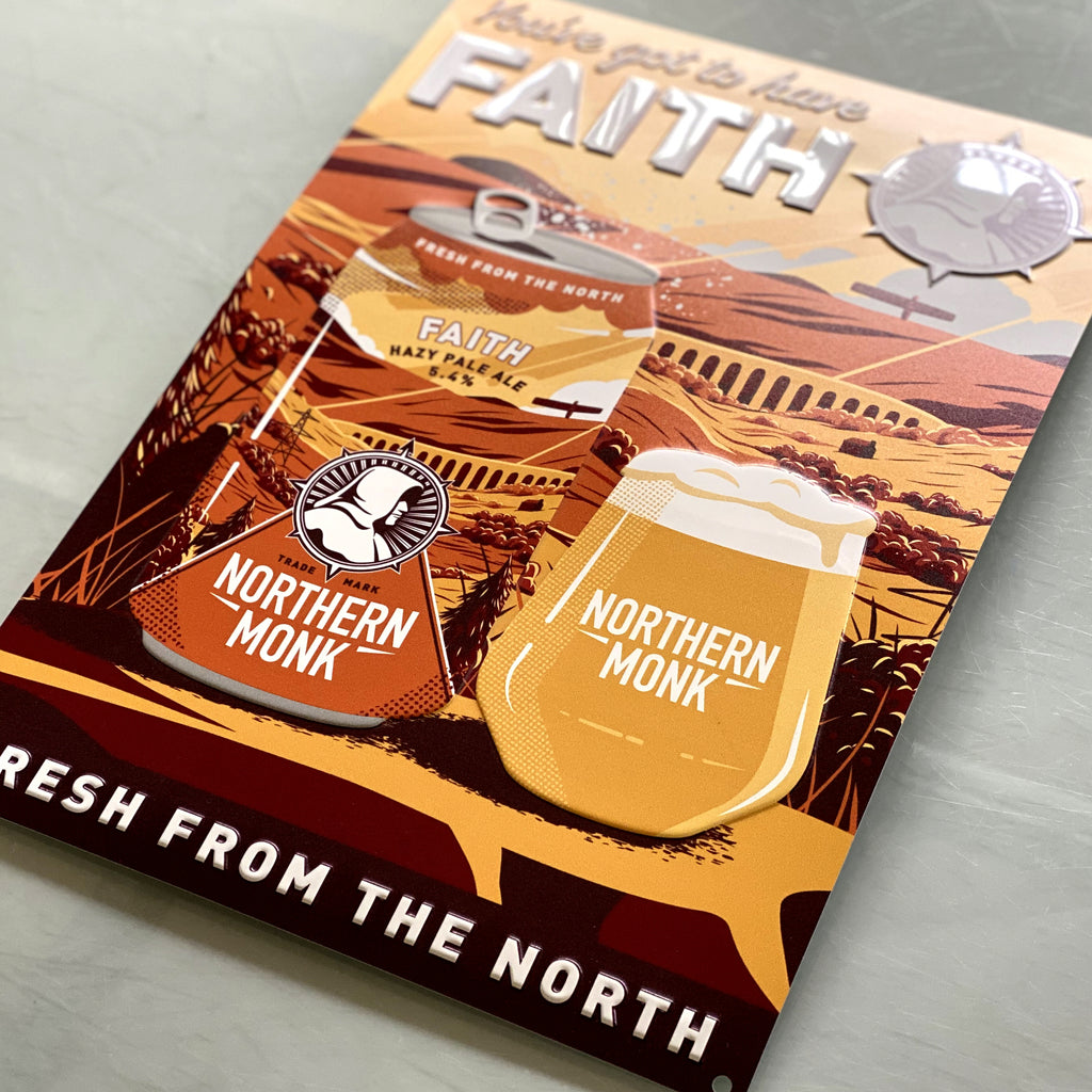 Embossed Metal Signs & Pressed Metal Signs – Nameplates.co.uk