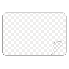 Rectangle - Clear Vinyl Stickers