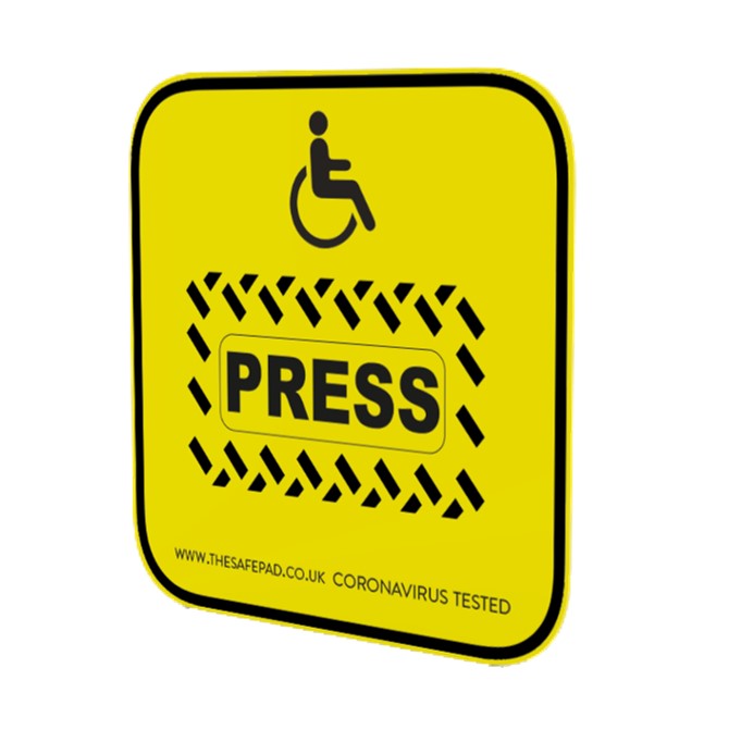 Safe Pad Antiviral Door Press Pad Square