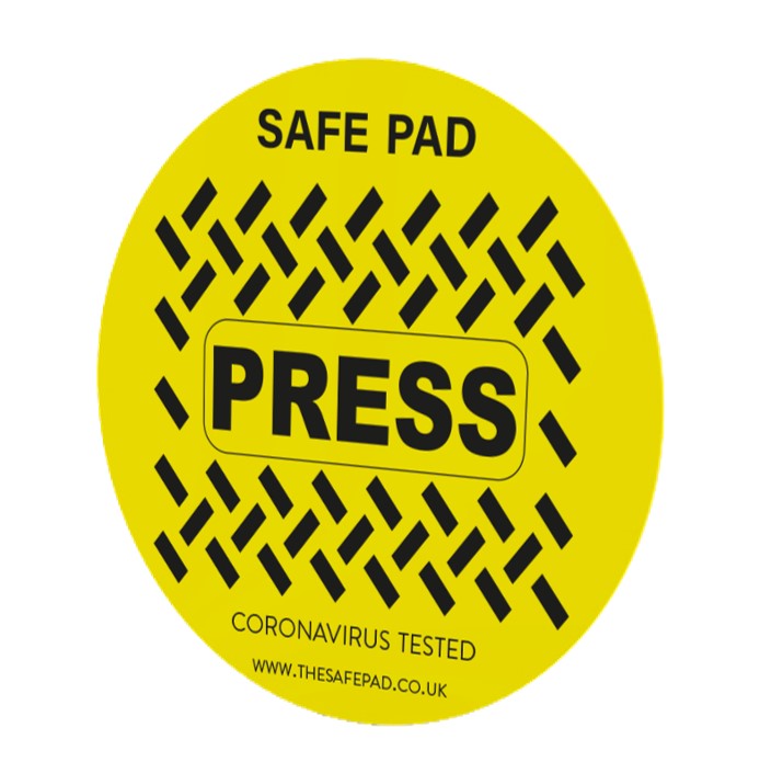 Safe Pad Antiviral Door Press Pad Round