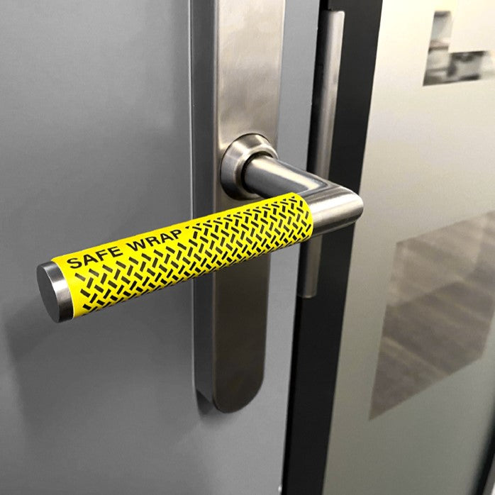 Safe Wrap Antiviral Door Handle Sticker