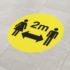 Social Distancing Floor Stickers, Markers & Graphics