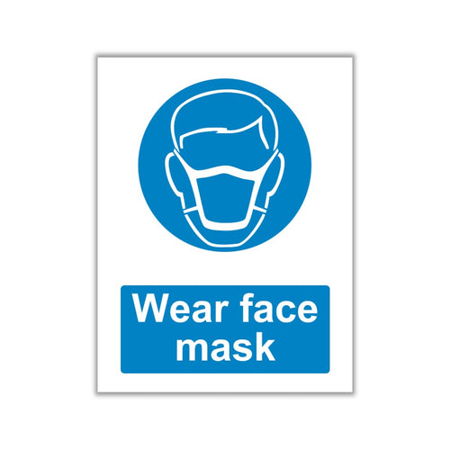 Wear A Face Mask Signs